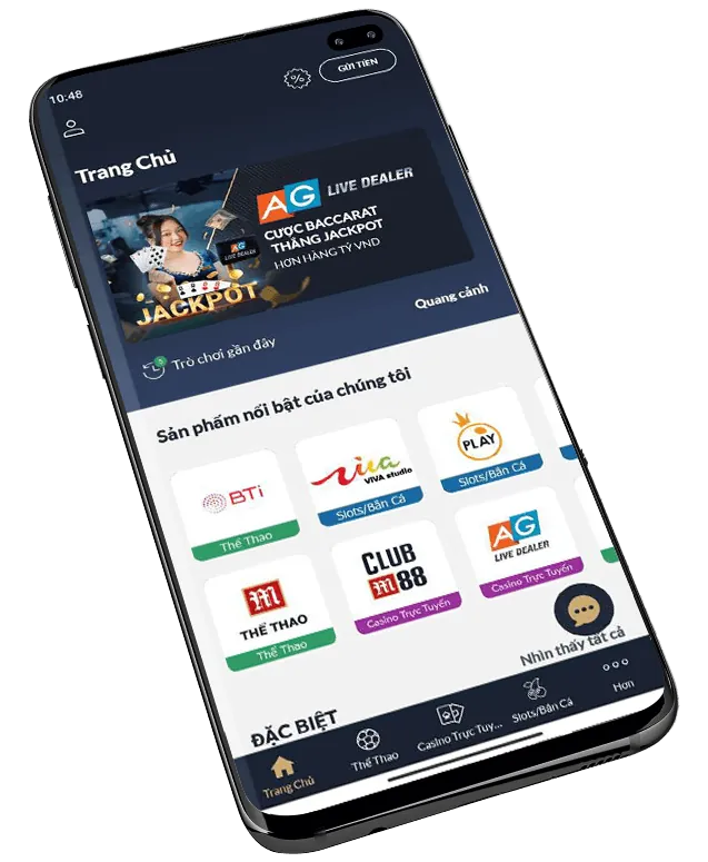 Giao diện ứng dụng JDB777 trên iOS